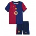 Camisa de Futebol Barcelona Dani Olmo #20 Equipamento Principal Infantil 2024-25 Manga Curta (+ Calças curtas)